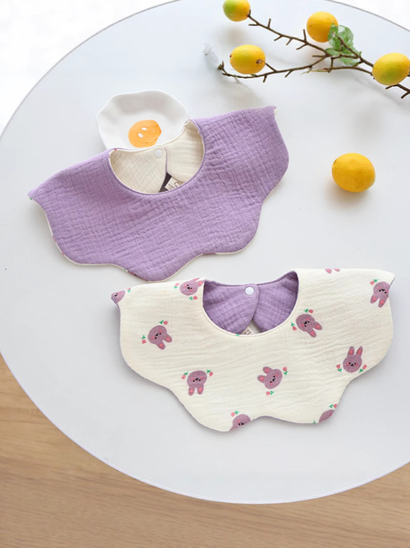 Bebina bavica od pamucne gaze, vodootporna, dvostrana, uzorak životinja
