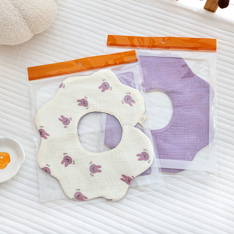 Bebina bavica od pamucne gaze, vodootporna, dvostrana, uzorak životinja