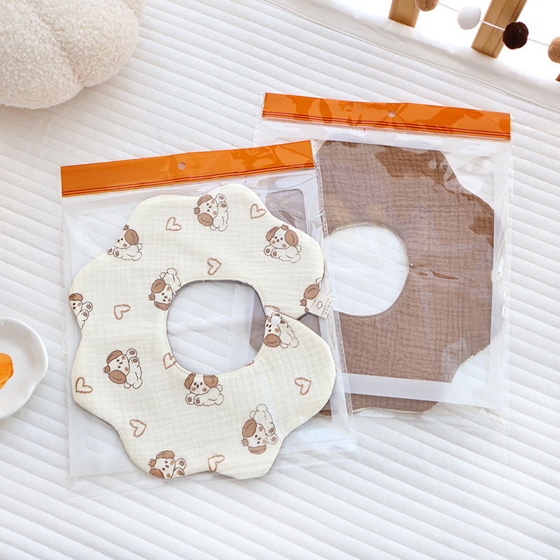 Bebina bavica od pamucne gaze, vodootporna, dvostrana, uzorak životinja