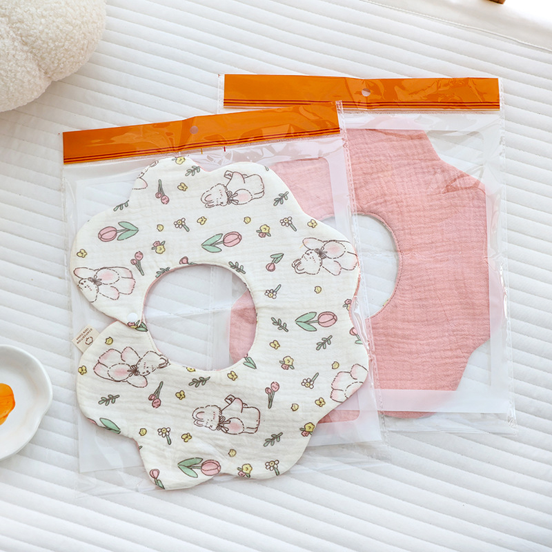 Bebina bavica od pamucne gaze, vodootporna, dvostrana, uzorak životinja