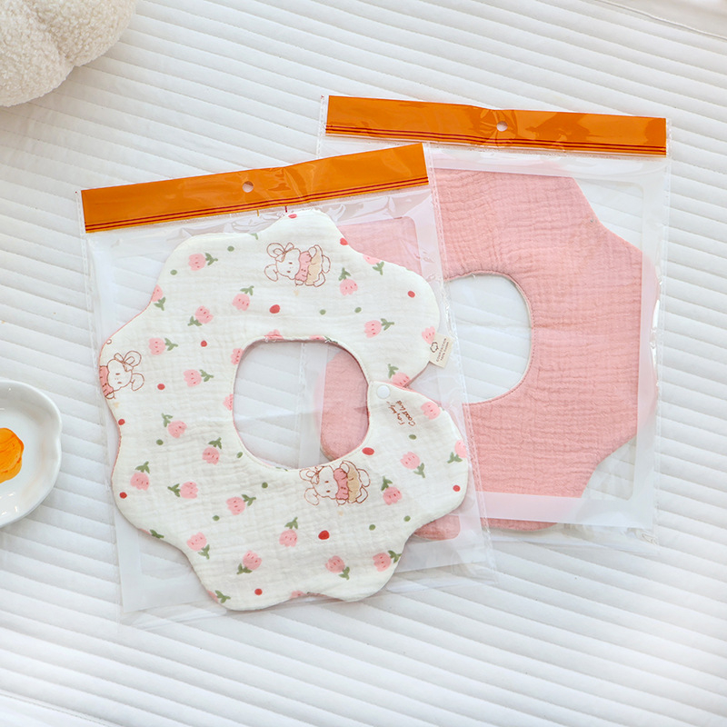 Bebina bavica od pamucne gaze, vodootporna, dvostrana, uzorak životinja