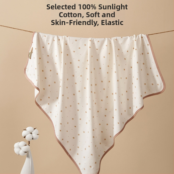 Zīdaiņu iesaiņošanas sega no ķīmiskas šķiedras, četrsezonu universāla, mūsdienīgs minimālisma dizains, svars zem 100 g