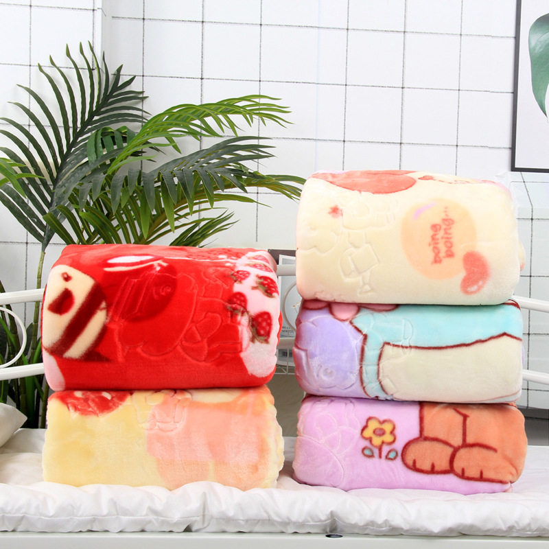 Raschel antklodė, cheminiai pluoštai, 500-800 g, skirta 1-3 metų amžiaus, animacinio stiliaus