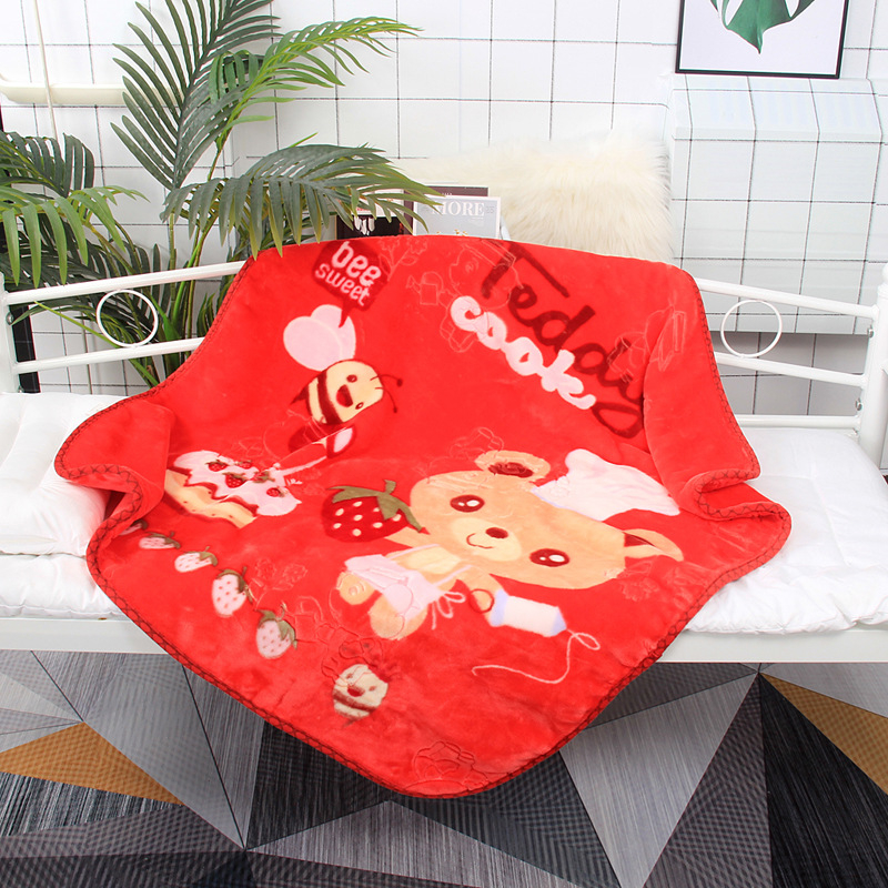 Raschel antklodė, cheminiai pluoštai, 500-800 g, skirta 1-3 metų amžiaus, animacinio stiliaus