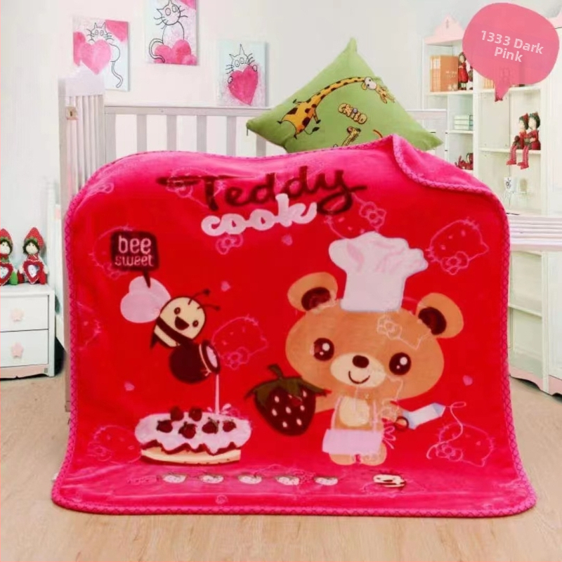 Raschel antklodė, cheminiai pluoštai, 500-800 g, skirta 1-3 metų amžiaus, animacinio stiliaus