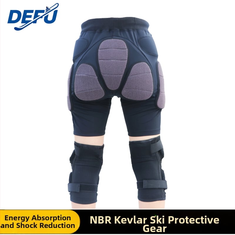 DEFU Ски защитно оборудване: протектори за колене, прасци, лакти и ханш, EVA материя