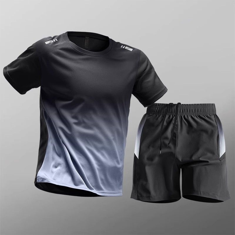 Vīriešu ātri žūstošs T-krekls no ice silk, elpojošs, brīvs piegriezums