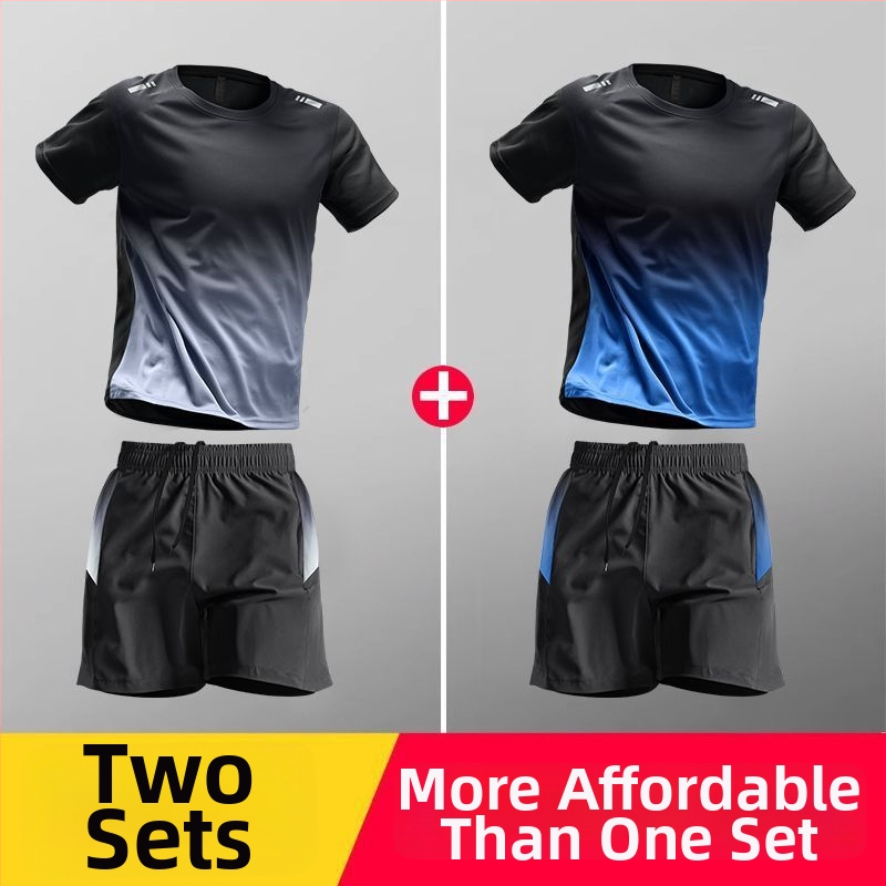 Vīriešu ātri žūstošs T-krekls no ice silk, elpojošs, brīvs piegriezums