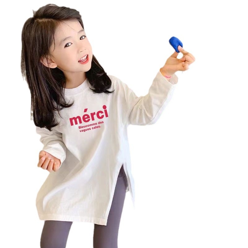 Mergaitėms ilgomis rankovėmis marškinėliai, animacinis piešinys, 100% medvilnė, švelni tekstūra, apvali kaklo linija