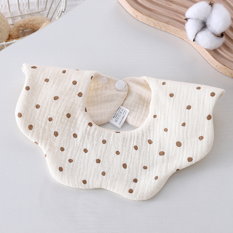 Dvostrani bebi ubrus za slinu, od čistog pamuka, apsorbira vlagu, unisex, za djecu 0–3 godine