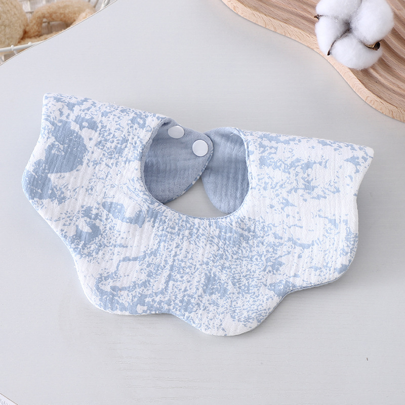 Dvostrani bebi ubrus za slinu, od čistog pamuka, apsorbira vlagu, unisex, za djecu 0–3 godine