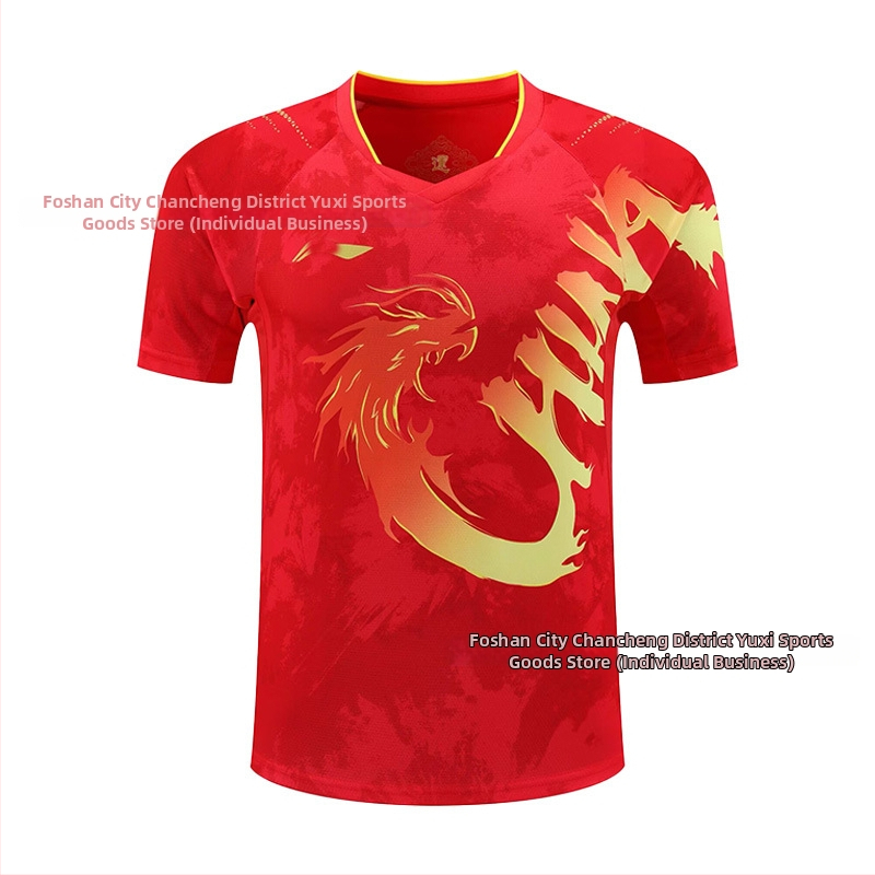 Set stolného tenisu s krátkym rukávom – unisex, rýchloschnúci polyestrový zmes, 95–100% polyester, jar–jeseň, pre dospelých a deti