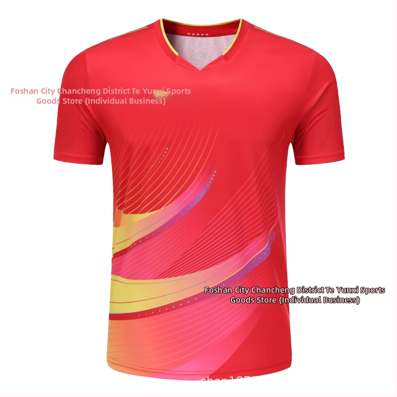 Set stolného tenisu s krátkym rukávom – unisex, rýchloschnúci polyestrový zmes, 95–100% polyester, jar–jeseň, pre dospelých a deti