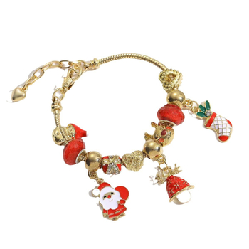 Браслет Panjia с кристални мъниста - Унисекс, пасторален стил; форми: сърце, звезда, геометрични, животни/зодии; Материал: цинкова сплав; Покритие: електроплатина; Тегло около 25–40 г