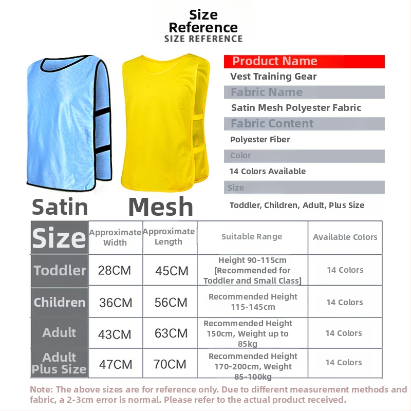 Tréningová vesta pre futbalové tímy – unisex, polyester, jednofarebný dizajn vhodný na potlač, celoročné použitie, značka re-huo