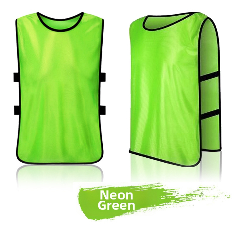 Futbolo komandos treniruočių liemenė – unisex, poliesteris, spausdinama vienos spalvos, visus sezonus, prekės ženklas re-huo