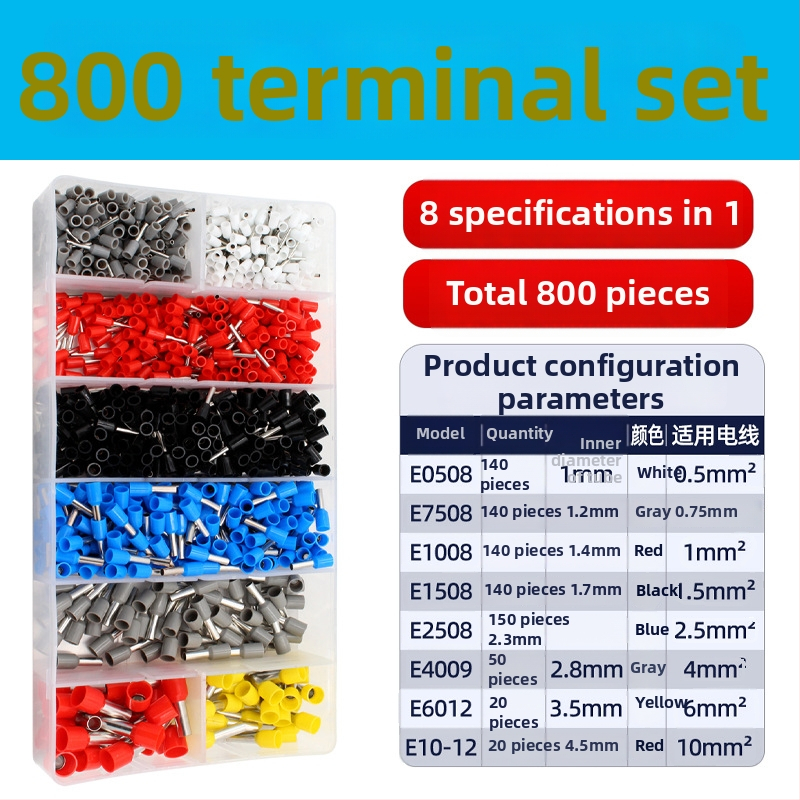 Jingyue Electric Terminālu presēšanas knaibles caurulīšu termināļiem — īpaša presēšana caurulīšu termināļiem; Sastāvs: niķeļa-hroma sakausējuma tērauds; Svars: 0,378