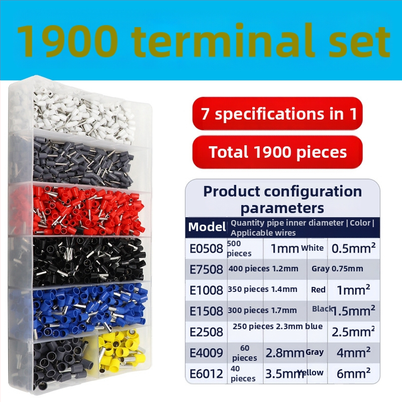 Jingyue Electric Terminālu presēšanas knaibles caurulīšu termināļiem — īpaša presēšana caurulīšu termināļiem; Sastāvs: niķeļa-hroma sakausējuma tērauds; Svars: 0,378