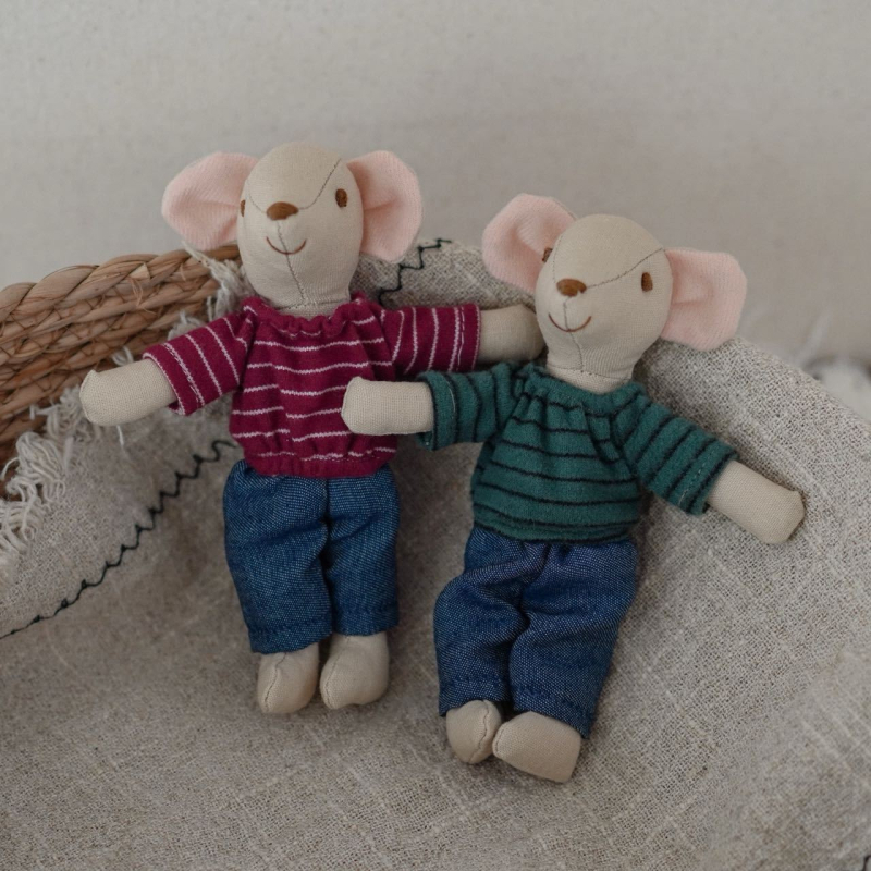 Skandinaavia stiilis mini hiire tiibadega — plüüsnukk, täidis PP cotton, materjal: tekstil, unisex, vanus 4-6 aastat, Star Baby Beauty