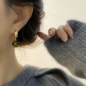 Yi nian auskarai, varis, geometrinė forma, retro stilius, moterims