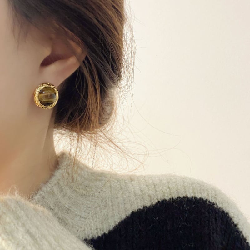 Yi nian auskarai, varis, geometrinė forma, retro stilius, moterims