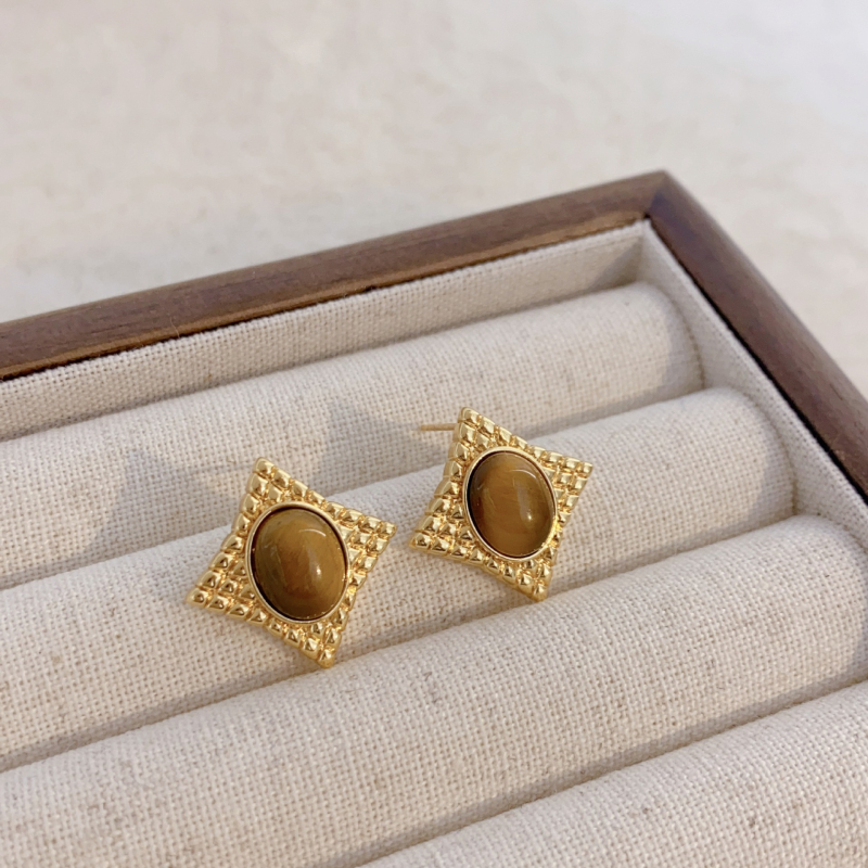 Yi nian auskarai, varis, geometrinė forma, retro stilius, moterims