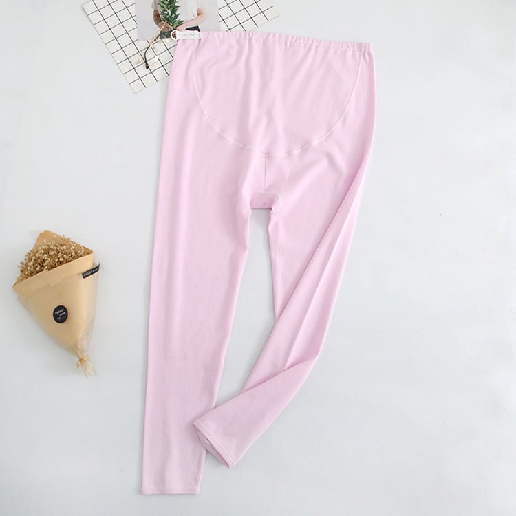 Εγκυμοσύνης φθινοπωρινά παντελόνια με υποστήριξη κοιλιάς, 99% βαμβάκι, μεσαίο πάχος, χαλαρή γραμμή