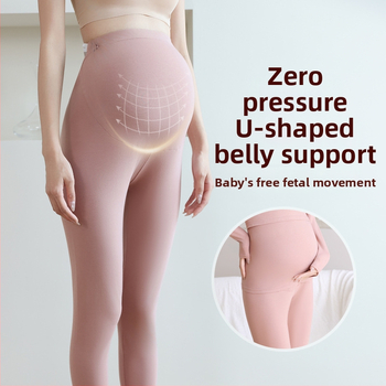 Grūtnieču kokvilnas siltās bikses, 90–95% kokvilna, vēdera atbalsts, vidēja biezuma, rudens–ziemas 2025, pieguļošs piegriezums