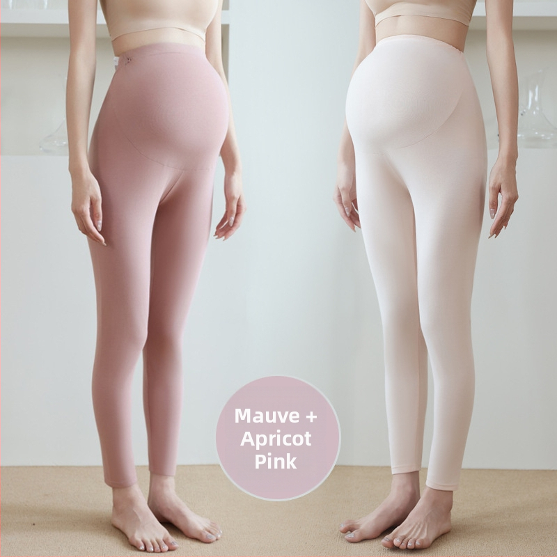 Grūtnieču kokvilnas siltās bikses, 90–95% kokvilna, vēdera atbalsts, vidēja biezuma, rudens–ziemas 2025, pieguļošs piegriezums