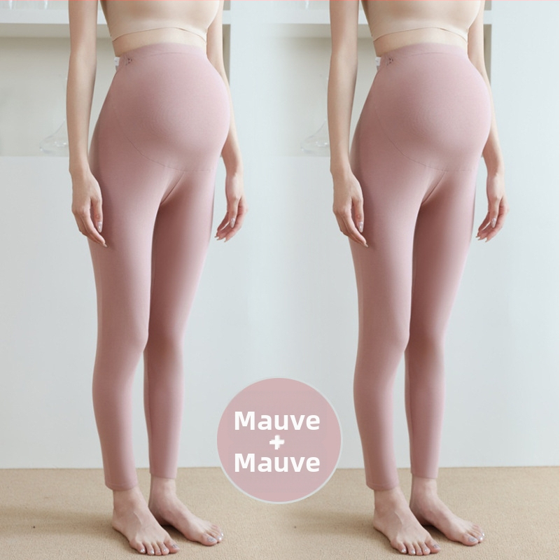 Grūtnieču kokvilnas siltās bikses, 90–95% kokvilna, vēdera atbalsts, vidēja biezuma, rudens–ziemas 2025, pieguļošs piegriezums