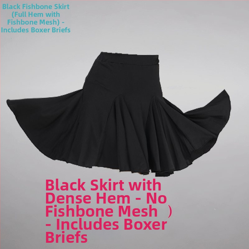 Latinsko tanečný tréningový set (vršok s polovičným rukávom a sukňa s veľkým swingom) – jar 2025, PVC tkanina, obsah až do 30%, čínsky štýl, literárny retro dizajn