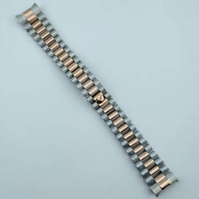 Dvojitý kalendárny bezel pre hodinky, kompatibilný s pohonom 8285, remienok z nehrdzavejúcej ocele