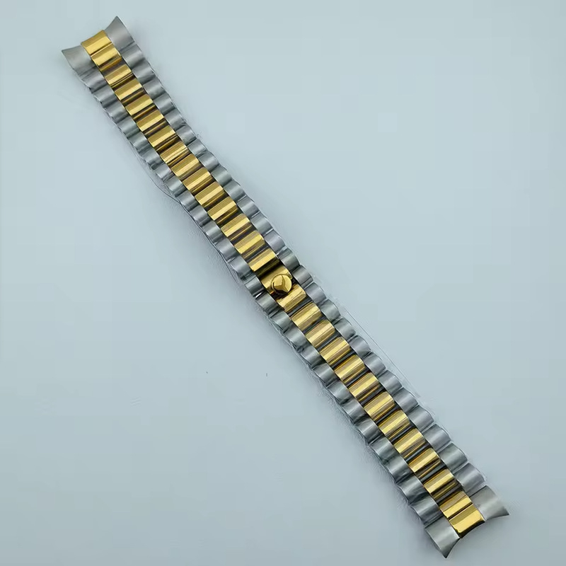 Dvojitý kalendárny bezel pre hodinky, kompatibilný s pohonom 8285, remienok z nehrdzavejúcej ocele