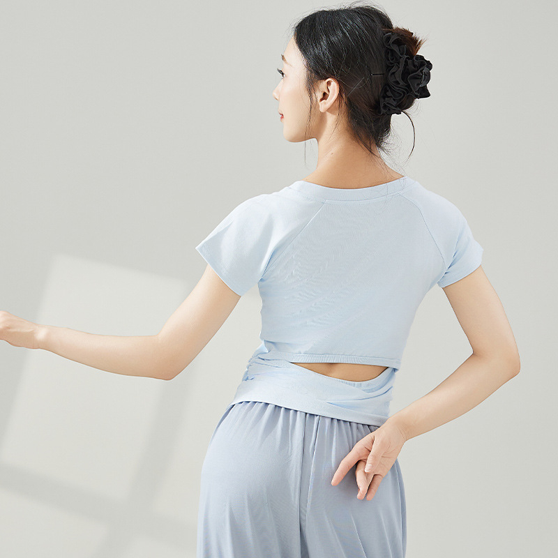 Γυναικείο τοπ για μοντέρνο χορό ενηλίκων, ύφασμα βισκόζη/Μοντάλ, επένδυση Modal 100%