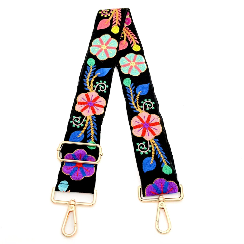 Čipkasti remen za torbu, širina 5 cm, etno-boho stil, podesiv i produživi
