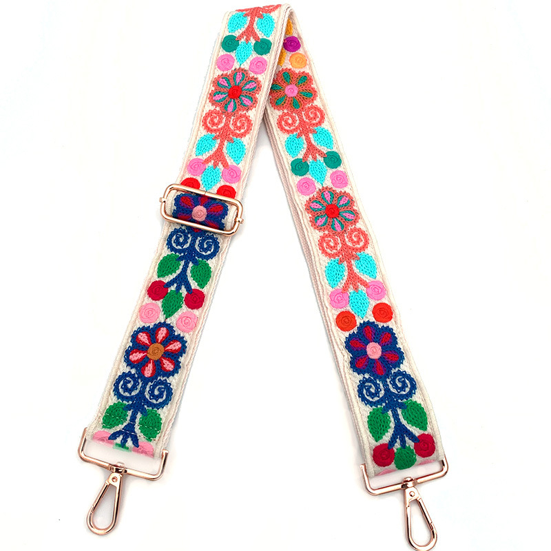 Čipkasti remen za torbu, širina 5 cm, etno-boho stil, podesiv i produživi