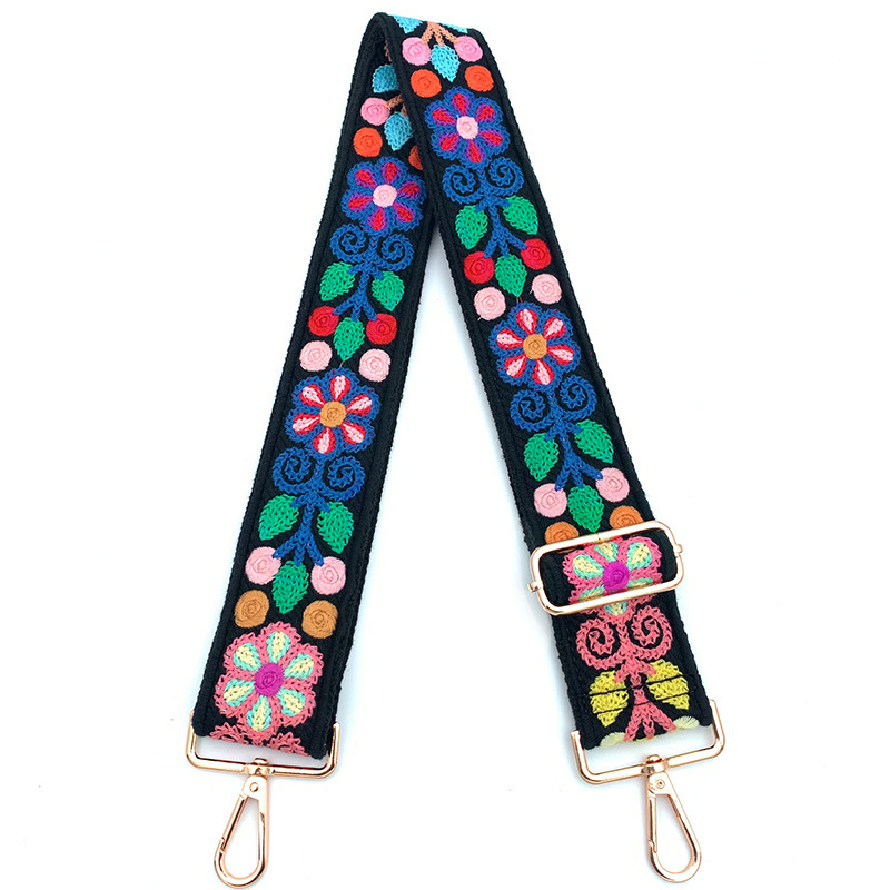 Čipkasti remen za torbu, širina 5 cm, etno-boho stil, podesiv i produživi