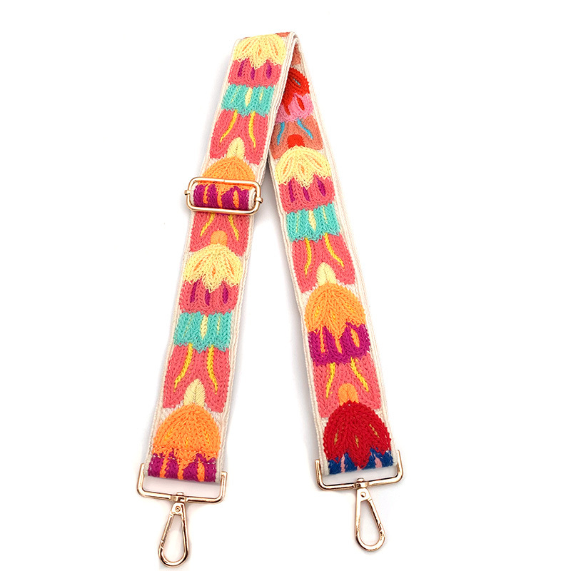 Čipkasti remen za torbu, širina 5 cm, etno-boho stil, podesiv i produživi