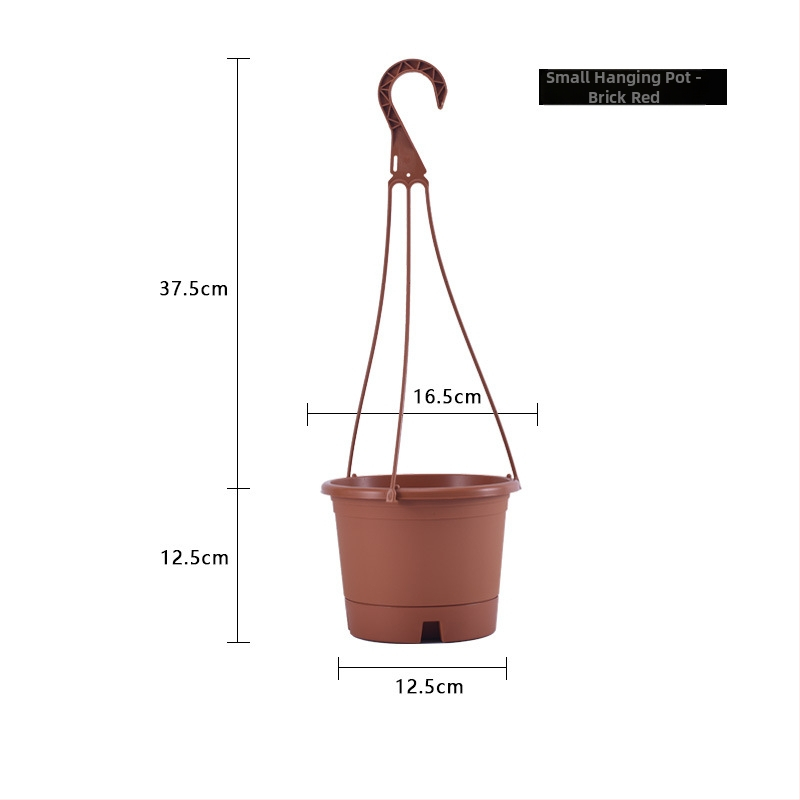 Ghiveci suspendat, plastic reciclat, respirabil, rezistent la deformări, durabil