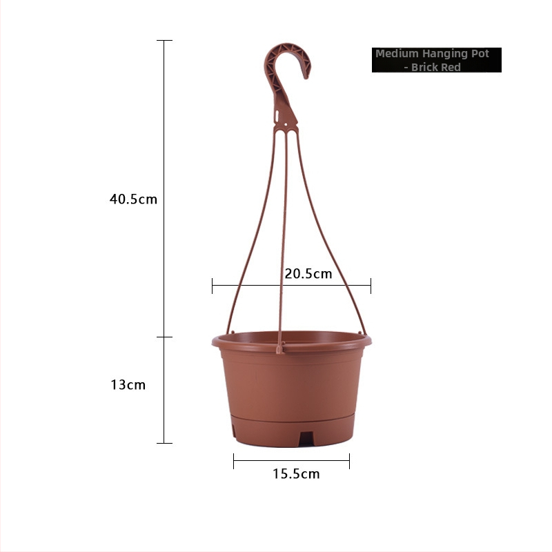 Ghiveci suspendat, plastic reciclat, respirabil, rezistent la deformări, durabil