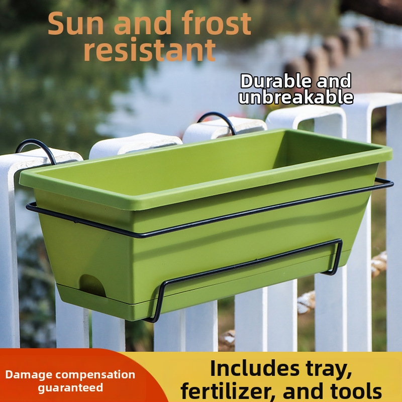 Ghiveci de flori din plastic, dreptunghiular, pentru podea, în stil nordic, pentru grădinărit la domiciliu.