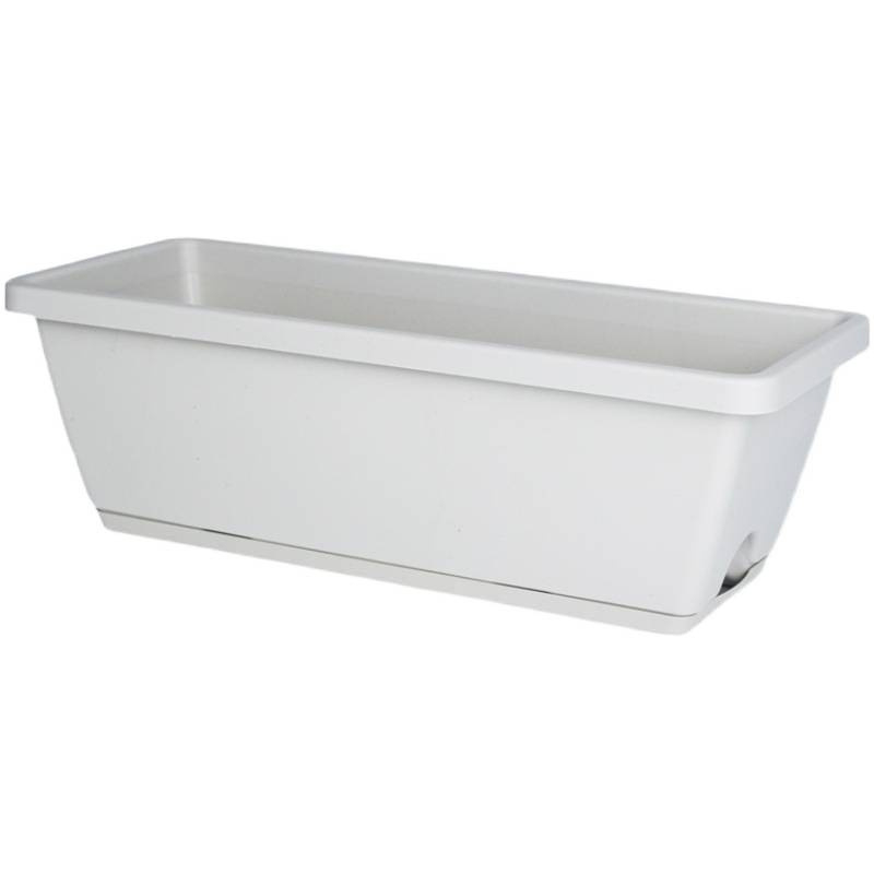 Ghiveci de flori din plastic, dreptunghiular, pentru podea, în stil nordic, pentru grădinărit la domiciliu.