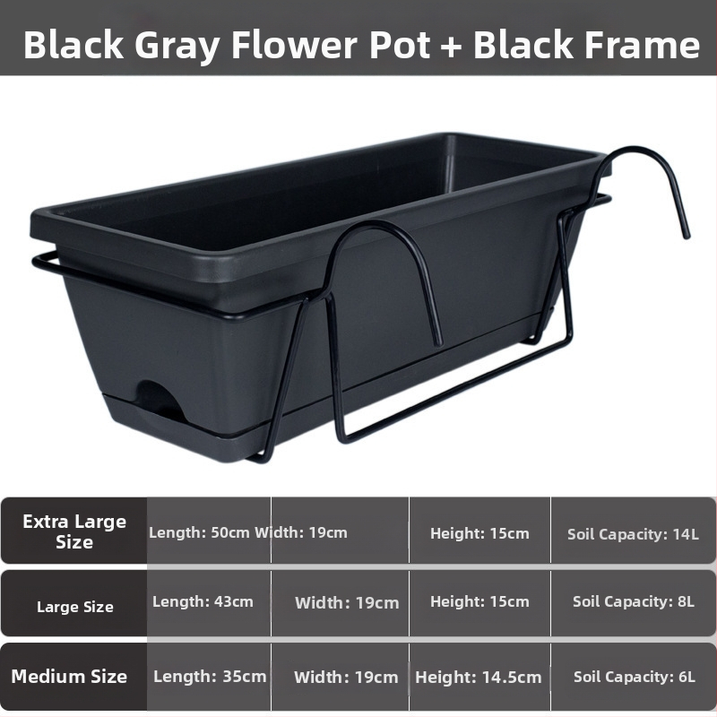 Ghiveci de flori din plastic, dreptunghiular, pentru podea, în stil nordic, pentru grădinărit la domiciliu.