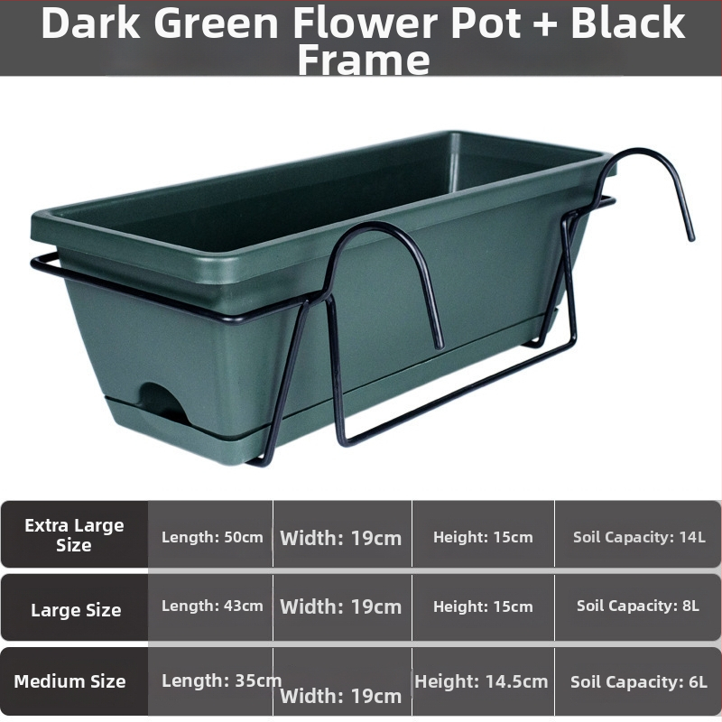 Ghiveci de flori din plastic, dreptunghiular, pentru podea, în stil nordic, pentru grădinărit la domiciliu.