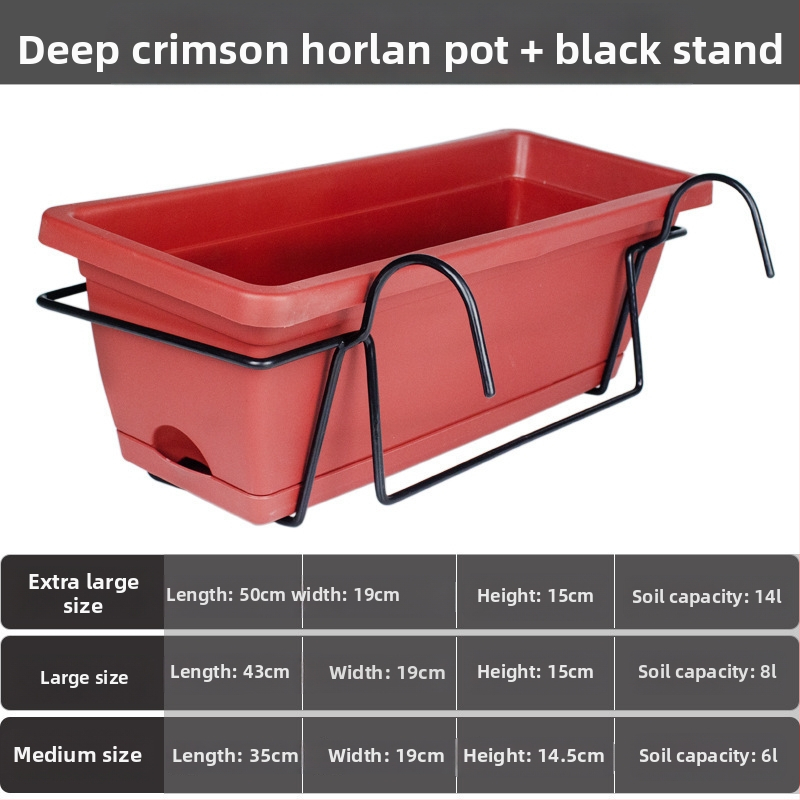 Ghiveci de flori din plastic, dreptunghiular, pentru podea, în stil nordic, pentru grădinărit la domiciliu.