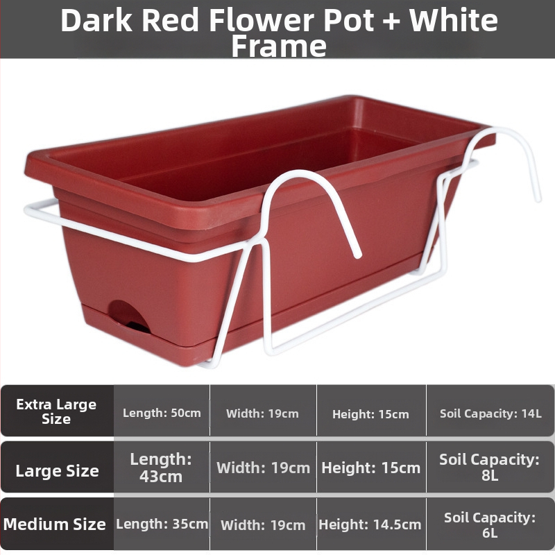 Ghiveci de flori din plastic, dreptunghiular, pentru podea, în stil nordic, pentru grădinărit la domiciliu.