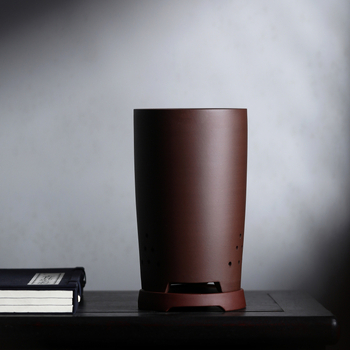 Ghiveci ceramic pentru orhidee, cu design respirabil, lucrat manual, potrivit pentru birou sau podea, stil clasic.