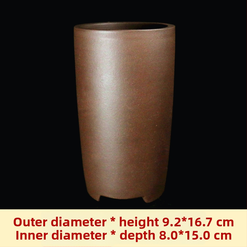 Ghiveci ceramic pentru orhidee, cu design respirabil, lucrat manual, potrivit pentru birou sau podea, stil clasic.