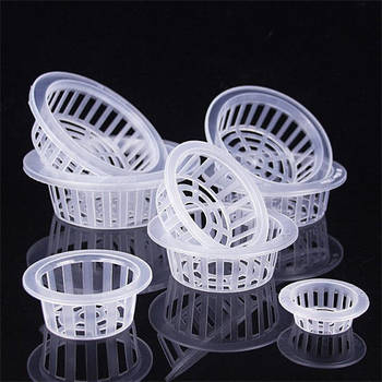 Trīsdaļīgs hidroponikas stikla vāzes komplekts ar sakņu grozu un ūdens trauku