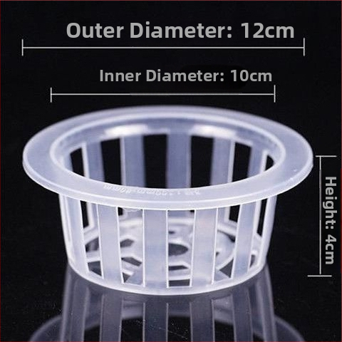 Trīsdaļīgs hidroponikas stikla vāzes komplekts ar sakņu grozu un ūdens trauku